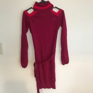 Vintage 90s Funky Open Shoulder Dress